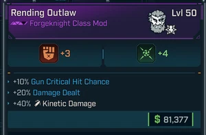 Borderlands 4⭐RENDING OUTLAW ⭐AMON CLASS MOD⭐ - Picture 1 of 1