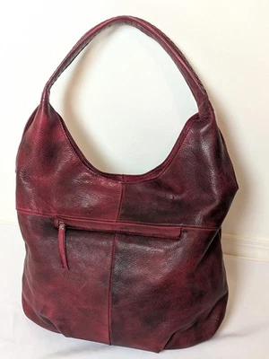 Bolso de hombro Latico Camila Hobo Boho de cuero rojo  Foto 1 de 4