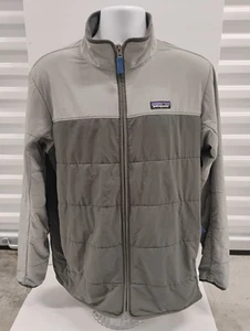 Patagonia Pack In Full Zip Jacket Mens Sz Large Forge Gray Colorblock Work Wear - Picture 1 of 20