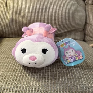 Squishmallows Hug Mees Brenda Butterfly Bumblebee Bug Purple Pink 13" NEW NWT - Picture 1 of 9