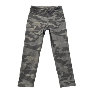 Athleta Girl Size Small (7) Gray Camo Printed Chit Chat Capri Pants - Picture 1 of 6