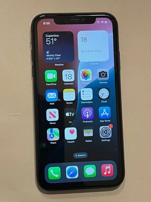 Apple iPhone 11 64GB Black MetroPCS Locked A2111 - Image 1 of 4