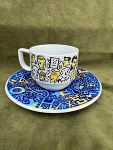 Bopla Porcelain Coffee Cup Saucer Langenthal Switzerland Dada Series Vintage - Picture 1 of 9