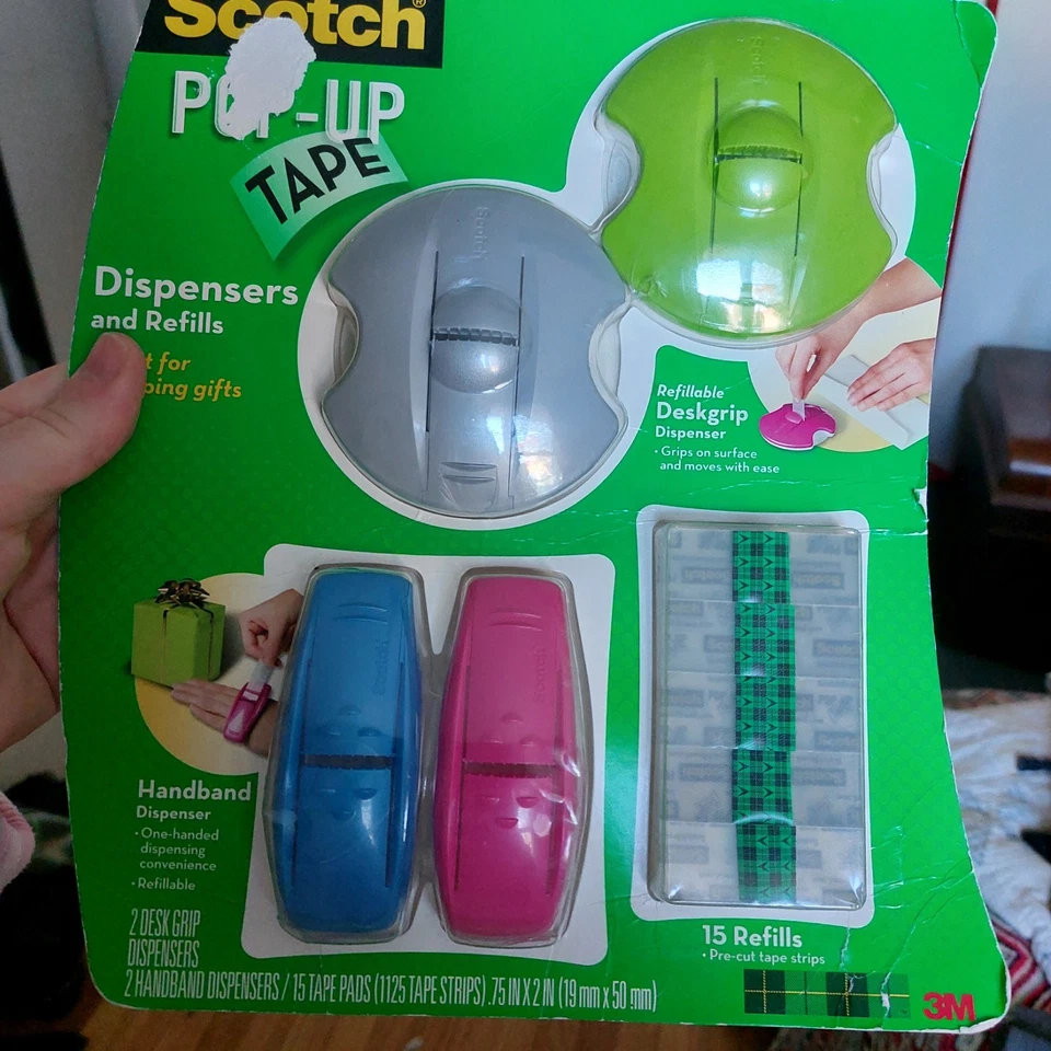 Dispensador y recarga de cinta emergente Scotch nuevo en caja descontinuado  Foto 1 de 4
