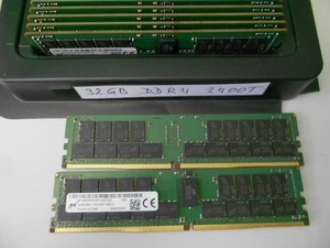 Micron 32GB DDR4 RAM 2Rx4 PC4-2400T MTA36ASF4G72PZ-2G3 RDIMM ECC reg. Serwer RAM - Zdjęcie 1 z 2