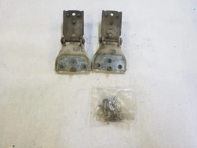 Juego de bisagras de puerta trasera izquierda blancas | Se adapta a Ford F250 F350 Super Cab 1999-2007 Foto 1 de 4