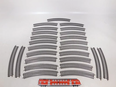 DP53-1# 25x Märklin H0 AC 2221 Track Piece K-Track Curved 30° Very Good - Image 1 of 4