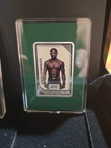 2024 NIUE Silver $2 1oz UFC Jared Cannonier Middleweight Green 132/250 NZ Mint - Picture 1 of 2