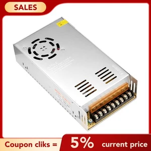 DC 12V 30A LED Driver 12 Volt 30 Amp Transformer 360 Watt Regulated Switching - Picture 1 of 17