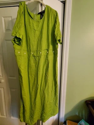 Sag Harbor Women's Green Long Dress Plus Size 24W  - Image 1 of 3
