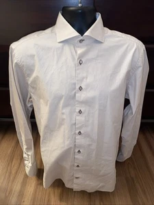 Stenstroms Tan Dress Shirt Mens Size 16.5 I 42 Long Sleeve Fitted-body - Picture 1 of 6
