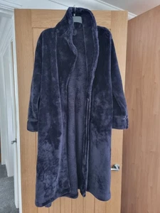 Asda George Women's Dressing Gown Navy Size Medium (Warm And Thick) - Picture 1 of 5