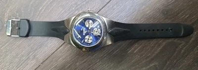 Women’s PUMA PM820 WRISTWATCH WATCH QUARTZ JAPAN 100M WATER RESISTANT BLACK BLUE - Image 1 of 4