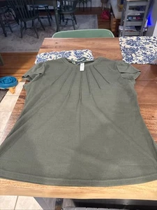 WOMENS Blooming Jelly Dressy Casual Blouses Work Top Short Sleeve T-Shirt L NWT - Picture 1 of 5