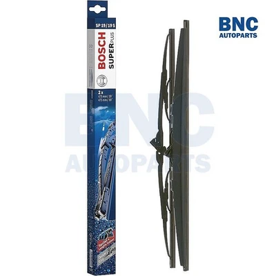 Juego de cuchillas limpiaparabrisas delantero Bosch Superplus para BMW Z3 Roadster - 1995-2003 Foto 1 de 4