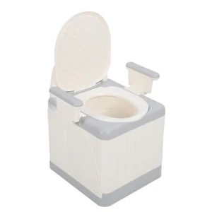 Foldable Bedside Commode Fall Odor Proof Portable Toilet Bedside Commode Cha WPD - Picture 1 of 24