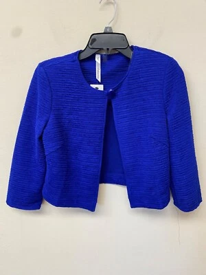 NY Collection Women Two Piece Dress Jacket Set Size 4P Defected (MISSING DRESS) - Image 1 of 4