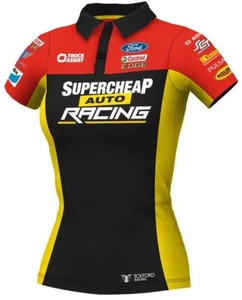 Supercheap Auto Racing Team Women's 16 Polo Bathurst Ford Holden V8 Supercars - Picture 1 of 2
