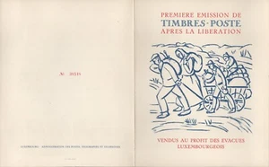 SAVOYSTAMPS Luxembourg Presentation Sheet FCD 218-234 - Picture 1 of 2