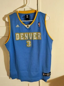 Allen Iverson #3 Denver Nuggets Adidas Jersey (Youth XL) 100% Authentic Stitched - Picture 1 of 6