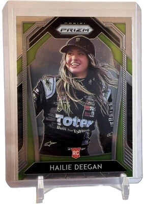 Hailie Deegan 2020 Panini Prizm SP Variation Nascar Rookie RC Card #56 W/Top - Image 1 of 4