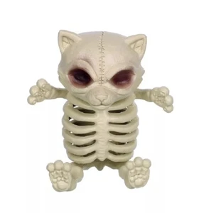 Crazy Bonez Kitty Bonez Katze Skelett Knochen Halloween Requisite Horror - Bild 1 von 2