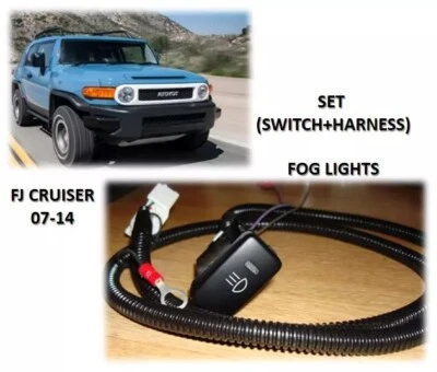 INTERRUPTOR DE LUZ ANTINIEBLA DE CONDUCCIÓN AUXILIAR + ARNÉS FJ CRUISER 07-14 OEM GENUINO TOYOTA Foto 1 de 4