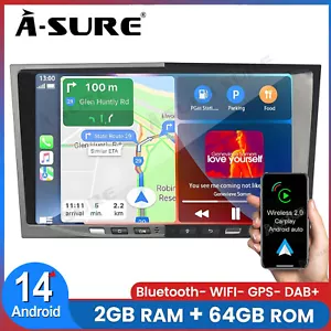 Für Opel Corsa C/D Zafira B Astra G H Android14 Apple Carplay Autoradio GPS NAVI - Bild 1 von 9