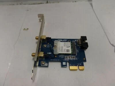 Asus PCE-AC55BT Dual Band Ac1200 Wireless Adapter PCI-E Bluetooth 4.2 READ - Image 1 of 4