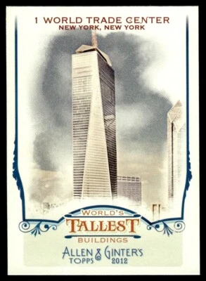 2012 Topps Allen & Ginter World's Tallest Buildings WORLD TRADE CENTER - Image 1 of 2