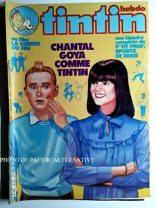 Le Journal de TINTIN hebdo n° 331 avec poster bd FRANCE 1982 chantal goya - Imagen 1 de 1