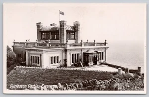 RPPC Durlston Castle Swanage Isle of Purbeck Dorset England County Park Postcard - Picture 1 of 3