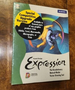 Expression Fractal Design Natural-Media Vector Drawing Tool Program Windows 1996 - Picture 1 of 10