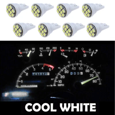 Cuadro de manómetros LED bombillas de tablero blanco frío para camioneta Chevy GMC C/K 1992-1995 Foto 1 de 4