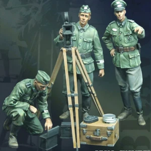 1/35 Segunda Guerra Mundial Militares de EE. UU. 3x Soldados Cámara Resina Figura Modelo Kit Sin Montar - Imagen 1 de 5