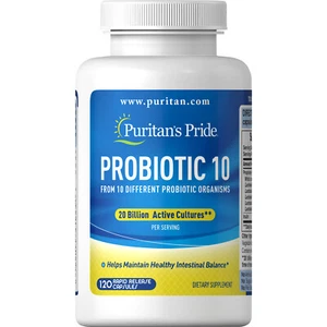 Puritans Pride Rapid Release Probiotic 10 Capsules, 120 Count..+ - Picture 1 of 4