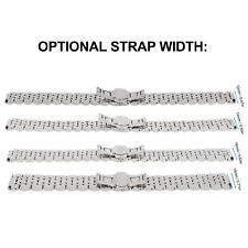 Stainless Steel Watch Adult Watchband Band With Buckle Accessory