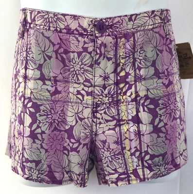 Pantalones Cortos Route 66 11/12 Púrpura Floral Tropical Bolsillos 34”W Playa Luau Nuevos con Etiquetas Foto 1 de 4