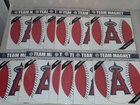 Anaheim Angels 11" Team Magnet Auto Home MLB Baseball LA California LOT OF (12) Cover