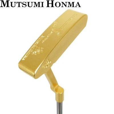 Mutsumi Honma Golf Putter RH Gold MH282P  Limited Edition 34ich New HC FAST SHIP - Image 1 of 4