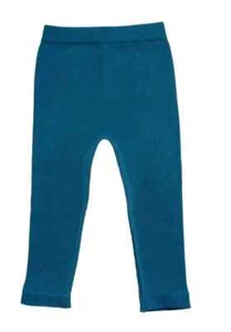 Silky Toes Baby Leggings Toddler Seamless Cotton Knit Pants 12-18 months Teal - Picture 1 of 1