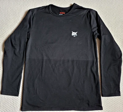 NUEVO SIN ETIQUETAS Camisa Top Bobcat Performance Capa Base Manga Larga NEGRO, M Foto 1 de 4