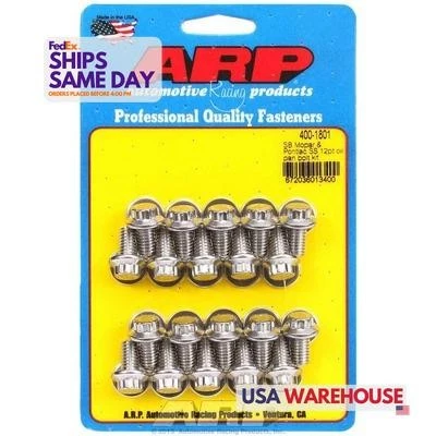 Arp 400-1801, Juego de 20 Pernos para Cacerola de Aceite Pulido Acero Inoxidable S/S Performance Foto 1 de 4