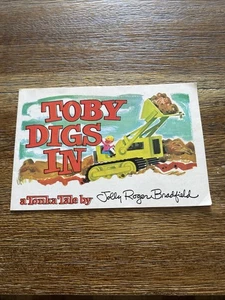 1973 TONKA LOOK BOOK ORIGINAL CONDITION TOBY DIGS IN TONKA TALE - Picture 1 of 8