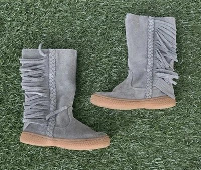 Botas Livie & Luca Sonoma Gris Gamuza Flecos Talla Niño 8 Foto 1 de 4