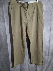 Pantaloni vintage Polo Ralph Lauren uomo 38x32 kaki gamba dritta chino usati in ottime condizioni  - Foto 1 di 8