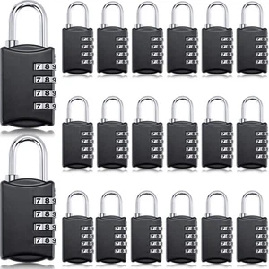 20 Pcs 4 Digit Combination Lock Small Combo Luggage Number Locks Outdoor Wate... - Picture 1 of 7