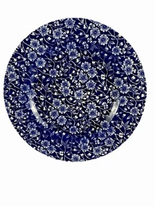 Churchill Calico Prague Blue/White Floral 8.5" Salad Plate England EST 1795 - Picture 1 of 4