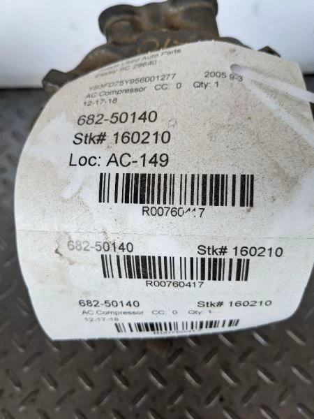 Compresor de aire acondicionado de 4 cilindros compatible con 05-11 SAAB 9-3 760417 Foto 1 de 4