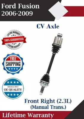New OE Front Right CV Axle For 2006-2009 Ford Fusion 2.3L Lifetime Warranty - Image 1 of 4
